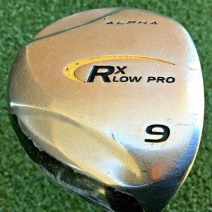 Alpha Rx Low Pro 9 Wood  /  RH  /  Rapport Oracle Stiff Graphite ~40.5" / mm2593
