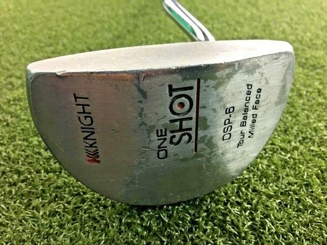 Knight Golf One Shot OSP-6 Putter / Steel / ~36" / New Grip / tj4760