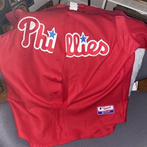 Philadelphia Phillies Jersey Majestic Authentic Baseball Collection - Men's XL