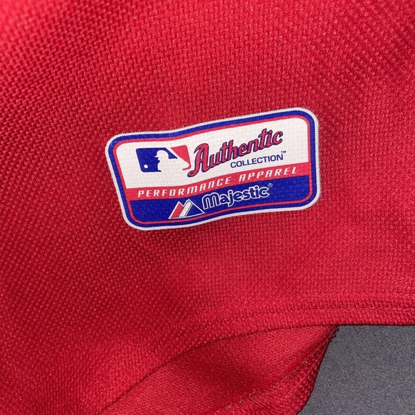 Philadelphia Phillies Mens Baseball Jersey Majestic Cool Base Authentic  Green XL