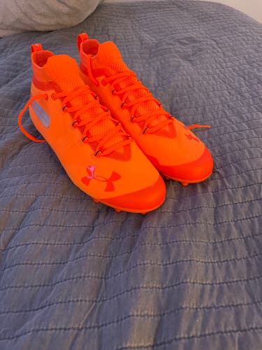 Orange New Size 12.5 (Women's 13.5) Mid Top Highlight