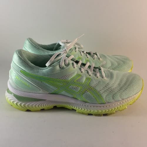 Asics Gel Nimbus 22 womens running shoes sneakers green size 8.5 1012A663