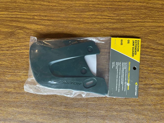 Easton Extended Helmet Jaw Guard. Right handed hitter.