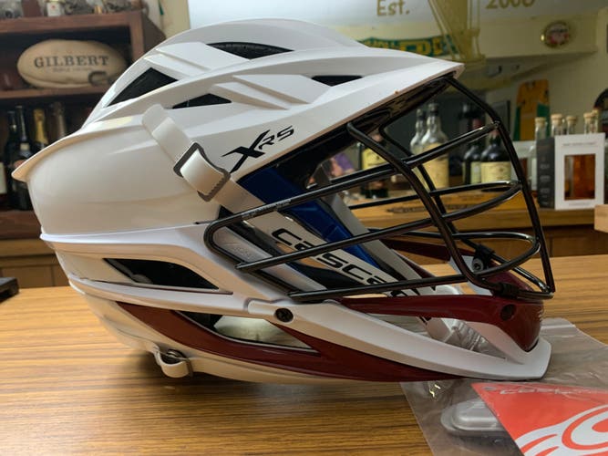 Brand New Player's White Cascade XRS Helmet