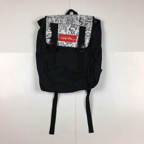 Keith Haring Rucksack Packpack Carrying Bag Black/White Adjustable Straps