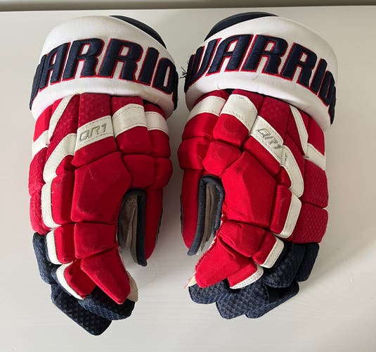 Washington Capitals Marcus Johansson Warrior 14" Pro Stock Covert QR1 Gloves