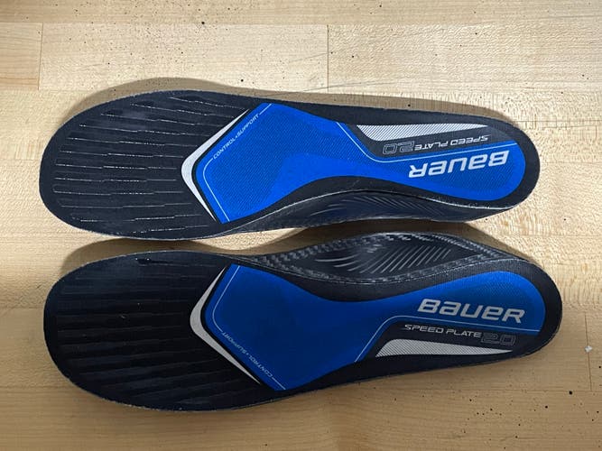 Bauer Speedplate 2.0 footbed insoles sizes 6.5-7.5