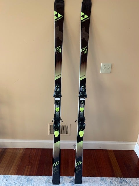 Used Fischer 188 cm RC4 World Cup GS Skis With Bindings | SidelineSwap