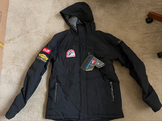 New Sync Performance Team Clif Bar Ski Racing Shelter Parka Puffy Jacket XL
