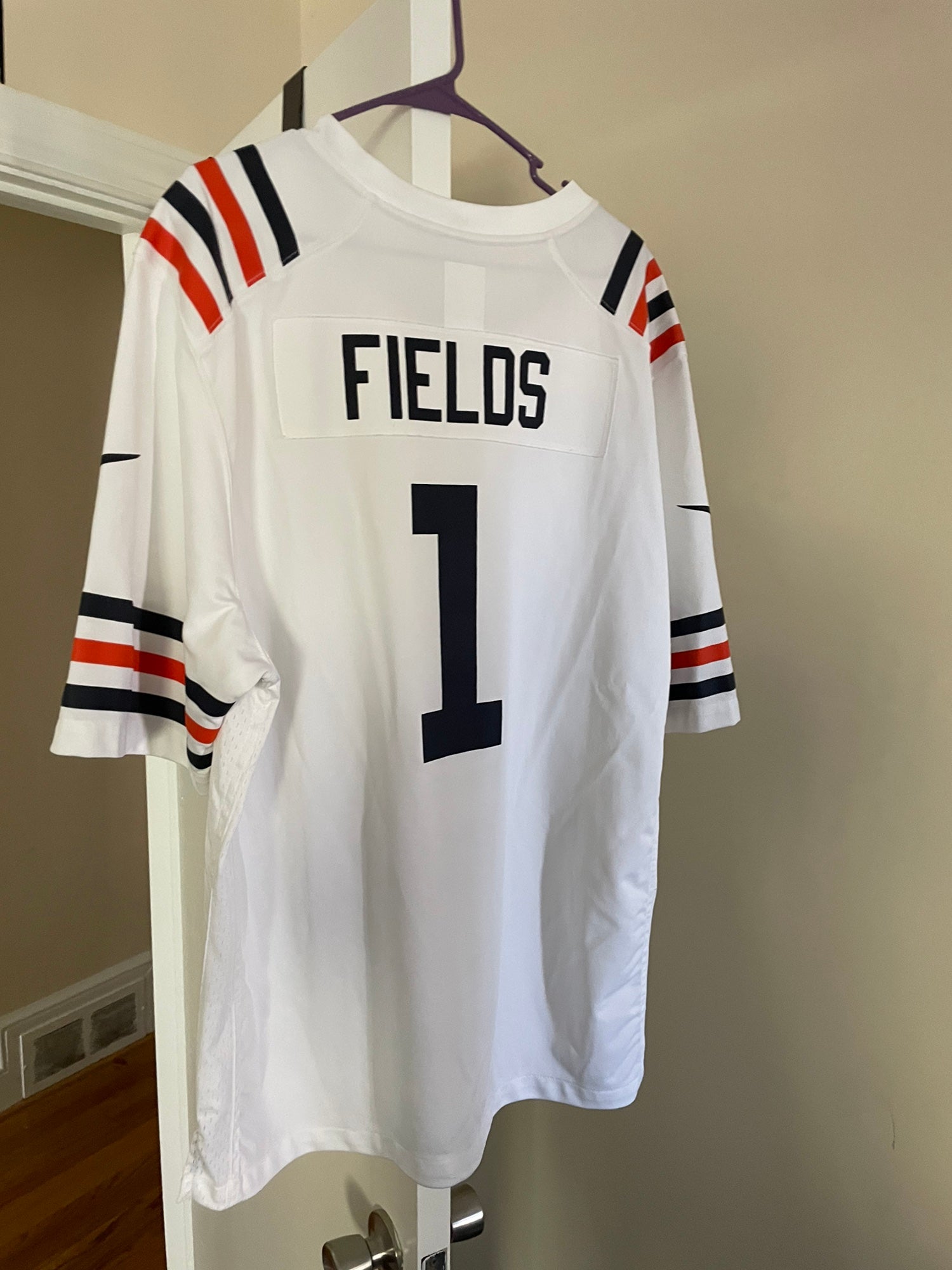 Brand New Justin Fields Chicago Bears Jersey Away White