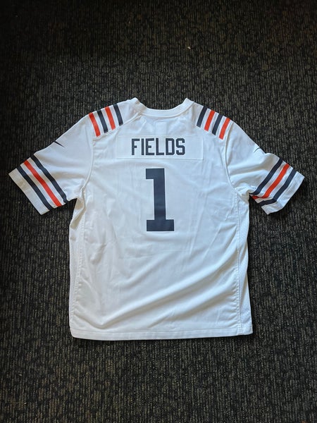 Brand New Justin Fields Chicago Bears Jersey Away White