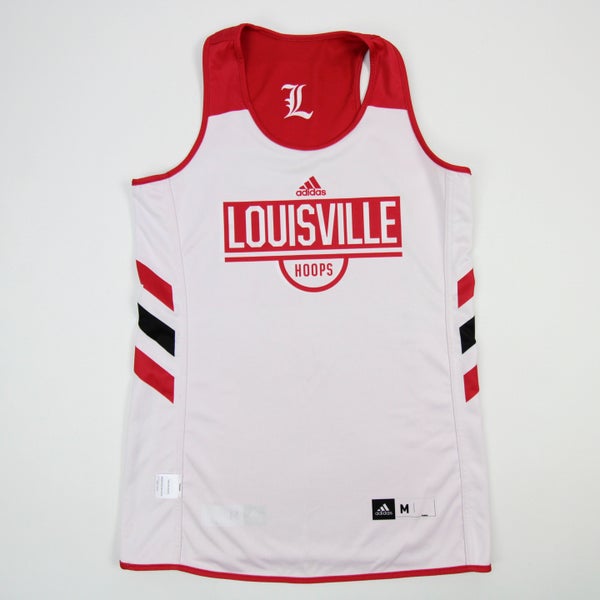 Louisville Cardinals Basketball 19/20 White Adidas Game Used