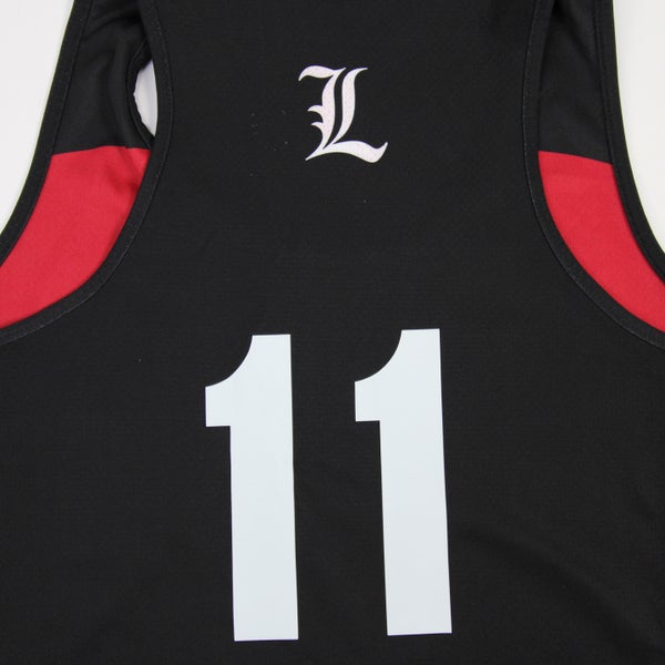 Men's Adidas Black Louisville Cardinals Practice Basketball Pregame AEROREADY Long Sleeve T-Shirt