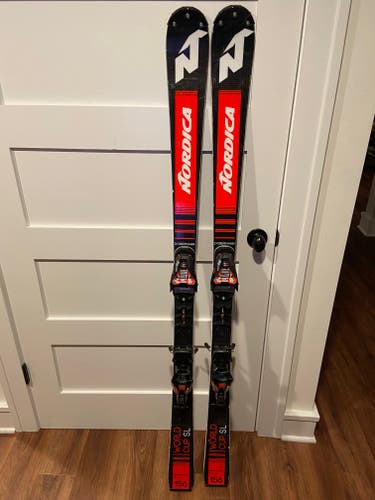 2020 Nordica 156 cm Racing Dobermann SL WC Skis With Marker Race Bindings