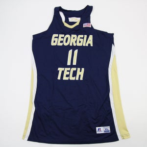Georgia Tech Yellow Jackets Russell Athletic Game Jersey - Basketball L