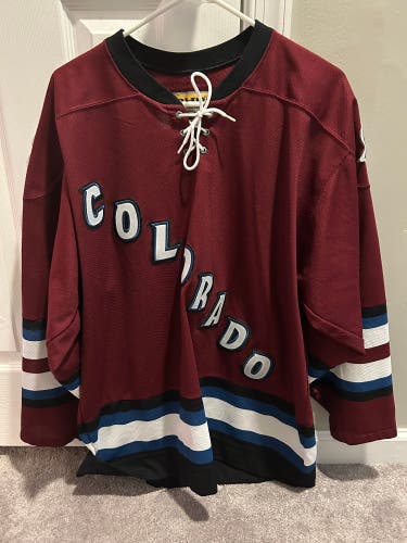 Colorado Avalanche burgundy alternate jersey