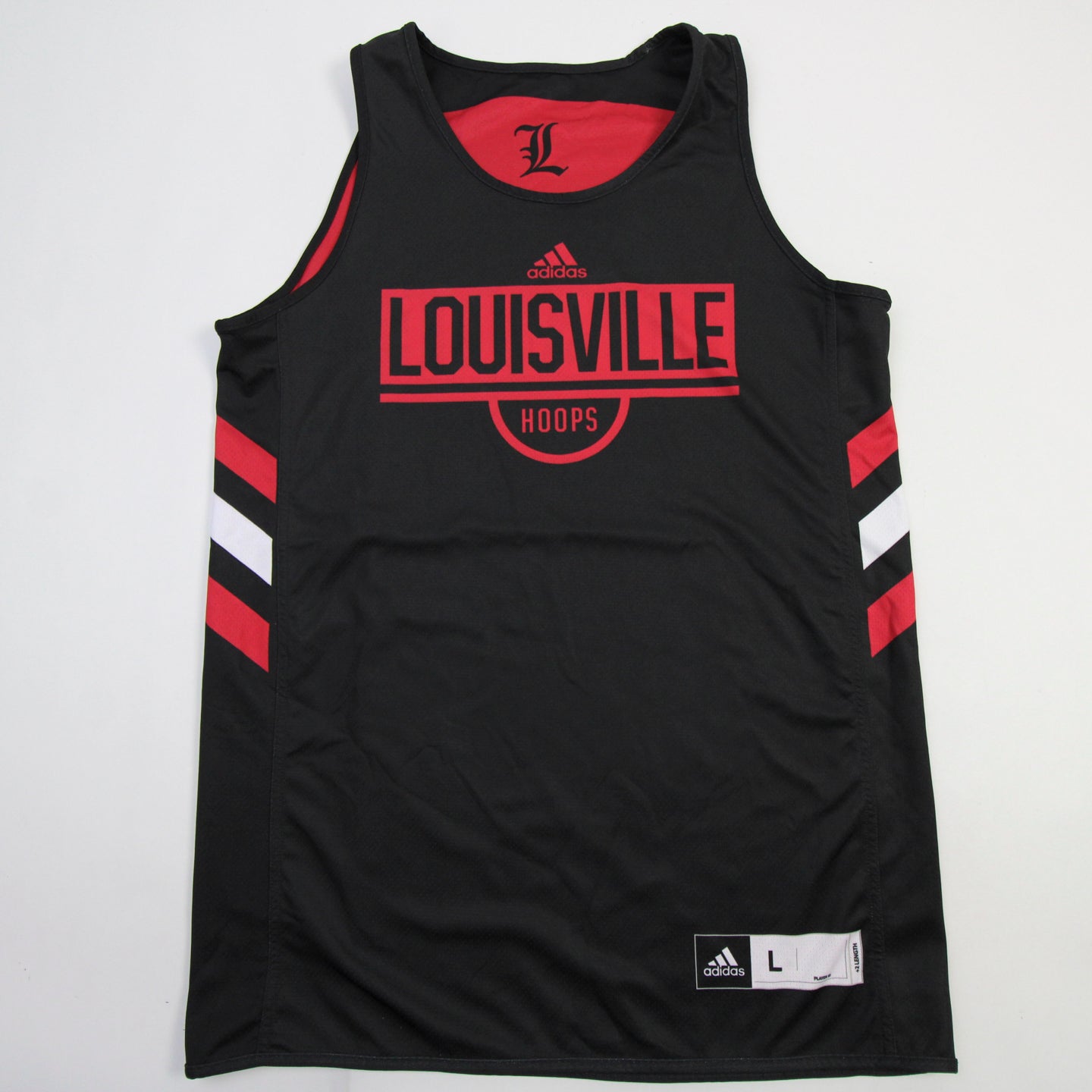 ADIDAS LOUISVILLE CARDINALS REVERSIBLE Basketball Jersey #15 Mens LARGE  Sample