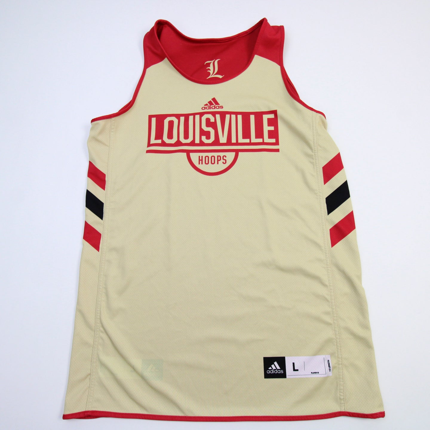 Louisville Cardinals adidas Practice Jersey - Basketball Youth Black/White  New S - Locker Room Direct