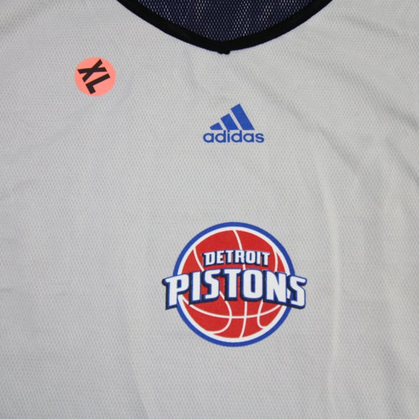 Detroit Pistons adidas Practice Jersey - Basketball Men's Navy/Gray New  2XLT