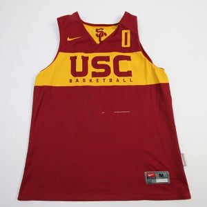 USC Trojans Nike Practice Jersey - Basketball Men's Cardinal /Gold Used XL