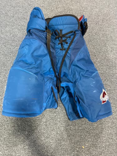 Used Blue CCM HP45 Pro Stock Pants Colorado Avalanche #65 Medium