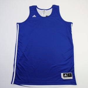 adidas Practice Jersey - Basketball Men's Blue/White New with Tags 2XL