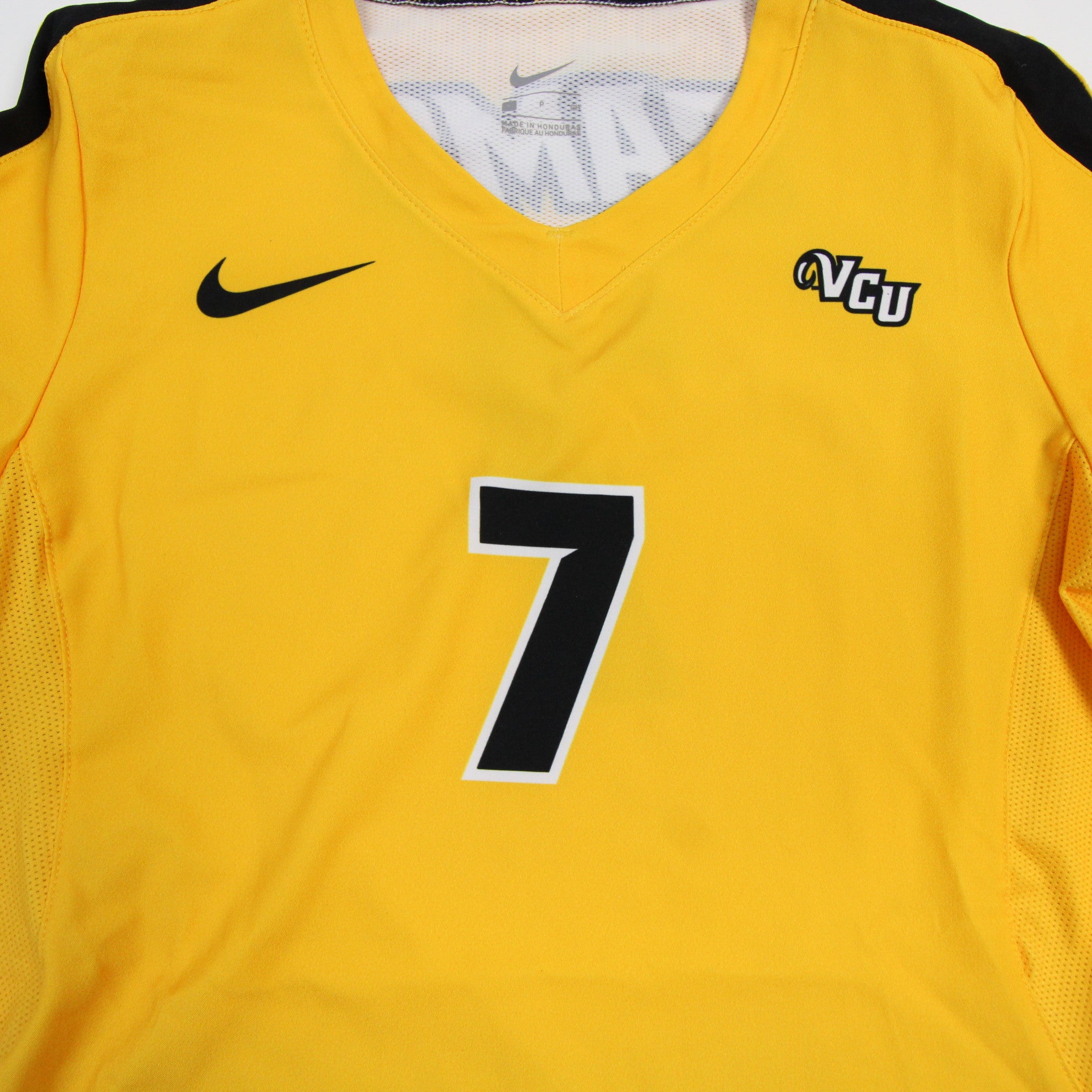 VCU Rams Nike Game Jersey - Volleyball Women's Yellow/Black Used M