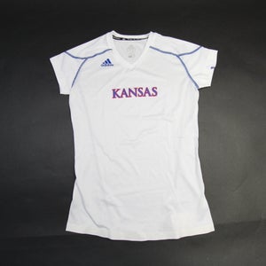 Kansas Jayhawks adidas Climacool Practice Jersey - Soccer Women's White New S