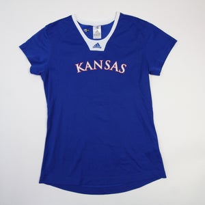 Kansas Jayhawks adidas Practice Jersey - Volleyball Women's Blue Used S