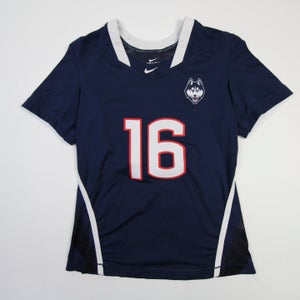 UConn Huskies Nike Dri-Fit Practice Jersey - Volleyball Women's Navy Used L