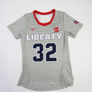 Liberty Flames Nike Practice Jersey - Soccer Women's Beige/Red Used M