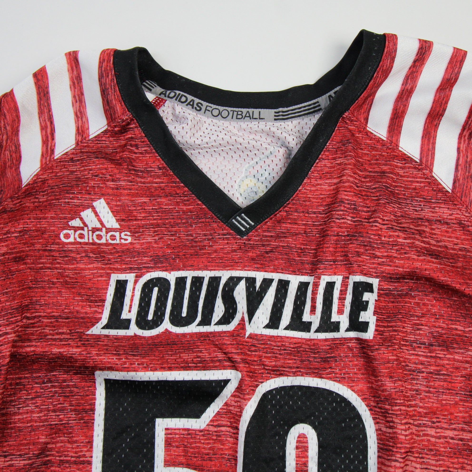 Louisville Cardinals adidas Practice Jersey - Football Men's White/Red New  L