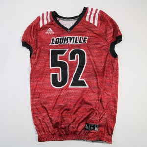 Louisville Cardinals adidas Practice Jersey - Football Men's Red Used 2XLT