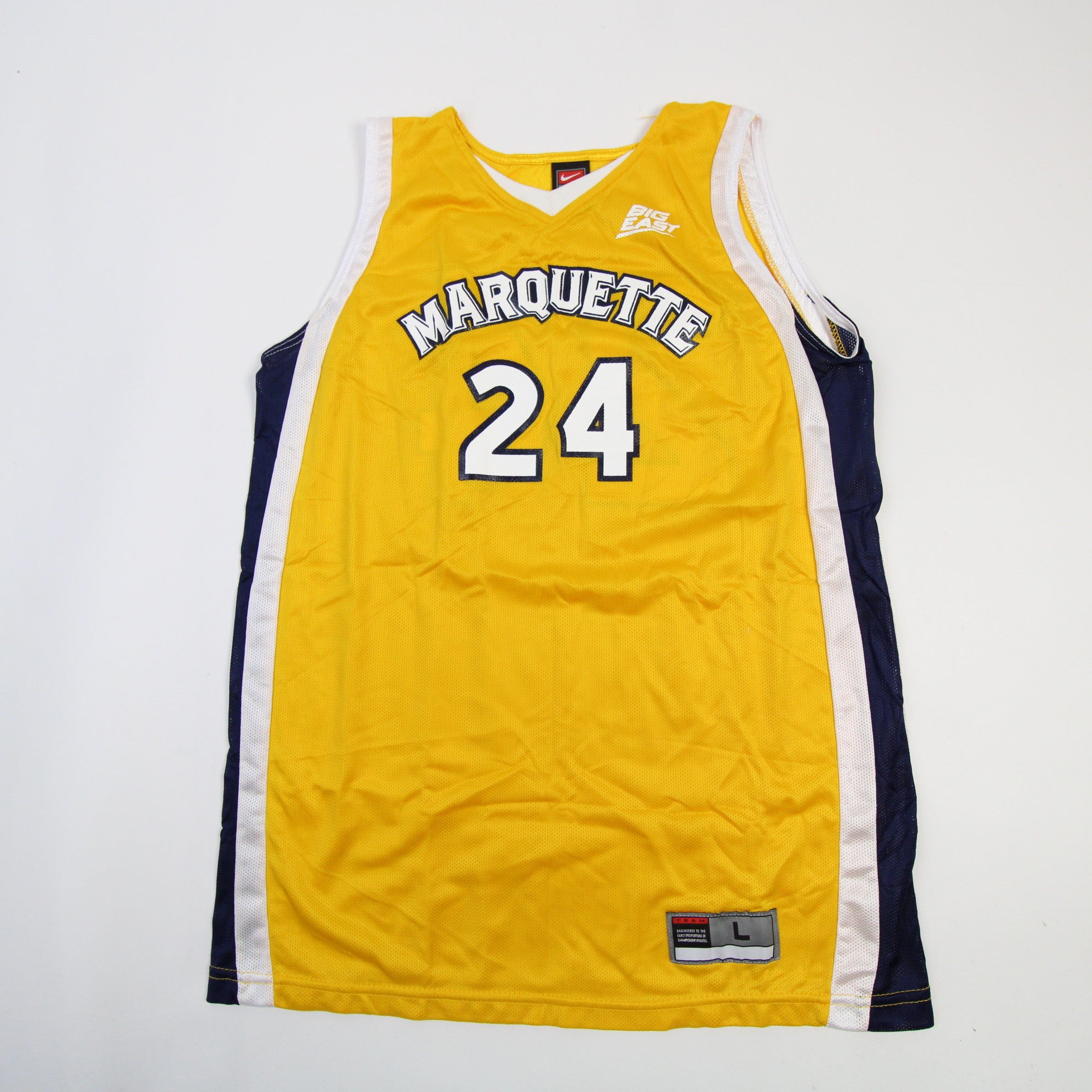 1 Marquette Golden Eagles ProSphere Basketball Jersey - Navy