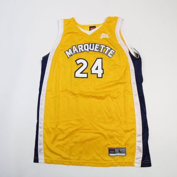 Men's Gold Marquette Golden Eagles Basketball Jersey