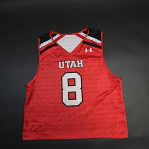 Utah Utes Under Armour Practice Jersey - Basketball Women's White/Red Used XL