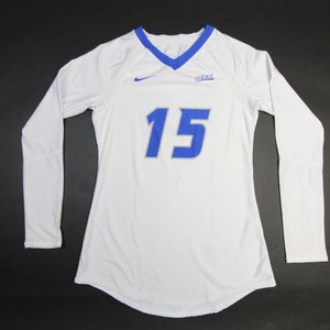 CCSU Blue Devils Nike Game Jersey - Volleyball Women's White Used M