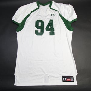 Under Armour Practice Jersey - Football Men's White/Green Used 3XL