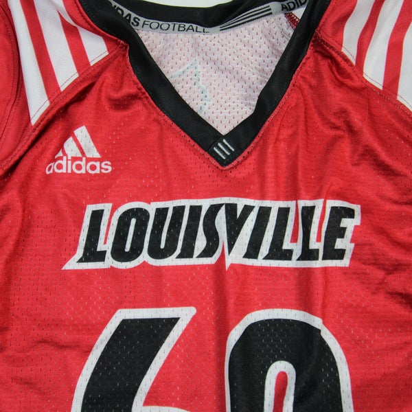 Louisville Cardinals adidas Practice Jersey - Football Men's White/Red New