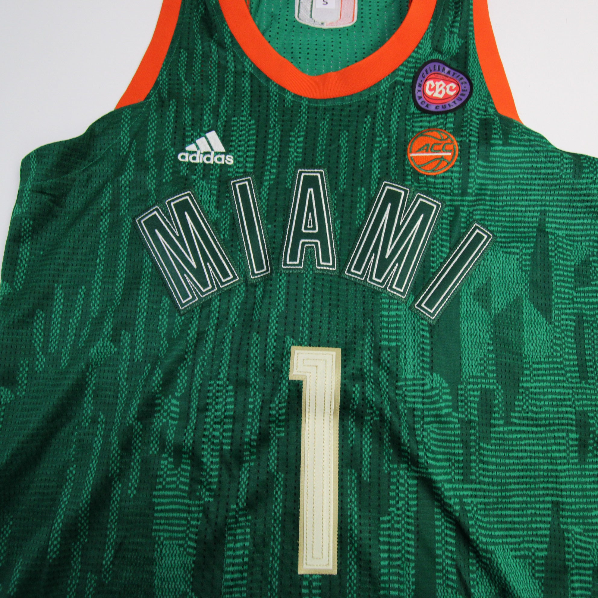 Miami Hurricanes adidas Swingman Basketball Jersey - Orange