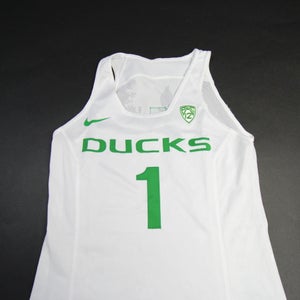 Oregon Ducks Nike Game Jersey - Basketball Women's White Used 48