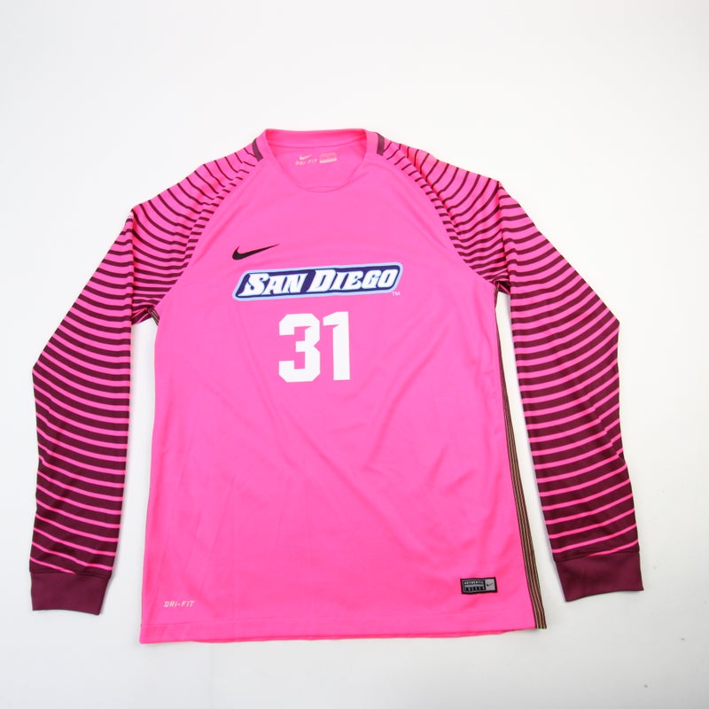 San Diego Toreros Nike Dri-Fit Game Jersey - Soccer Men's Hot Pink Used M