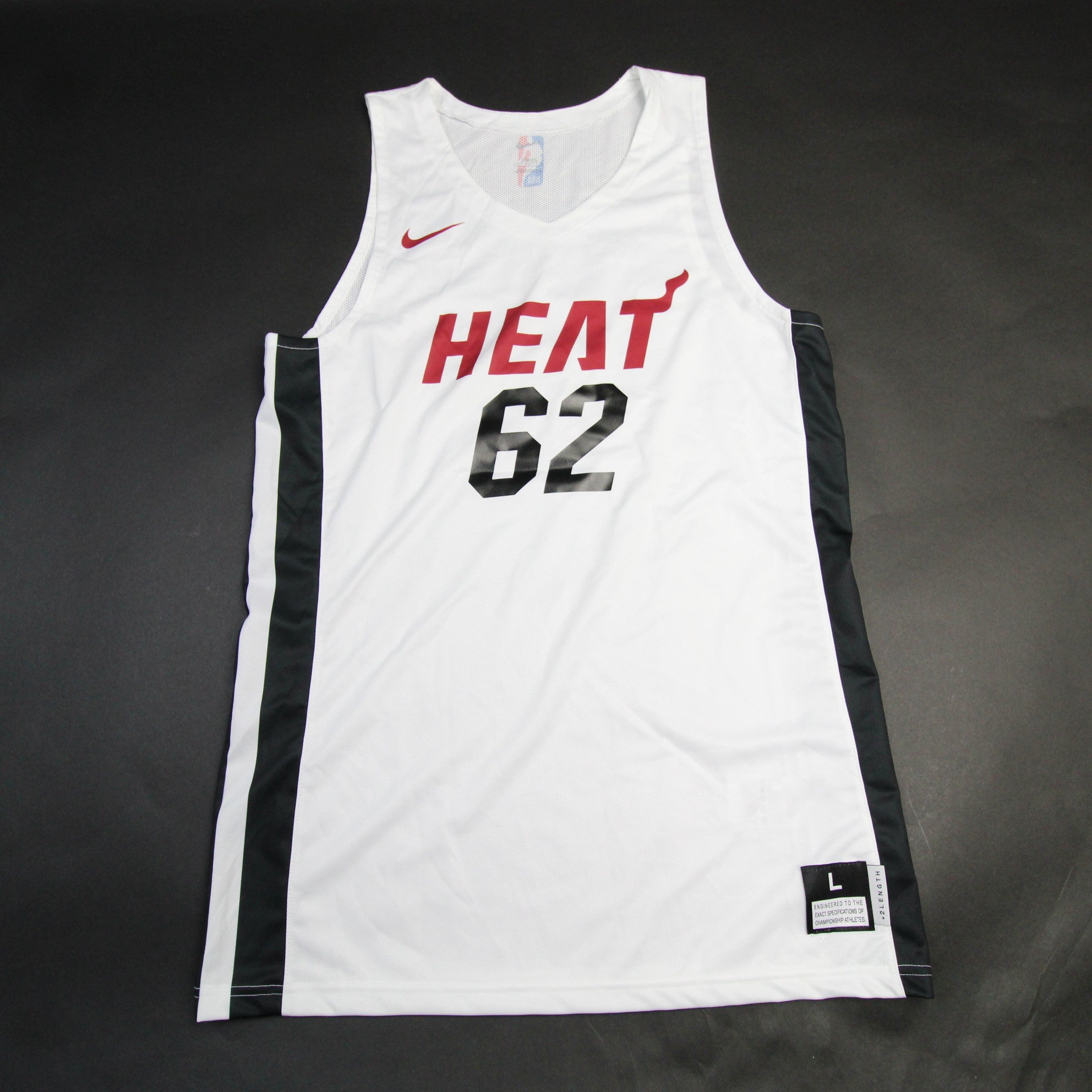 Miami Heat Nike Practice Jersey - Basketball Men's White New XLTT