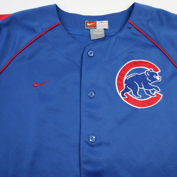 Chicago Cubs Nike Team Practice Jersey - Baseball Youth Blue Used XL