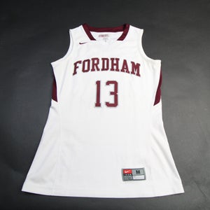 Fordham Rams Nike Team Game Jersey - Basketball Men's White/Maroon Used M