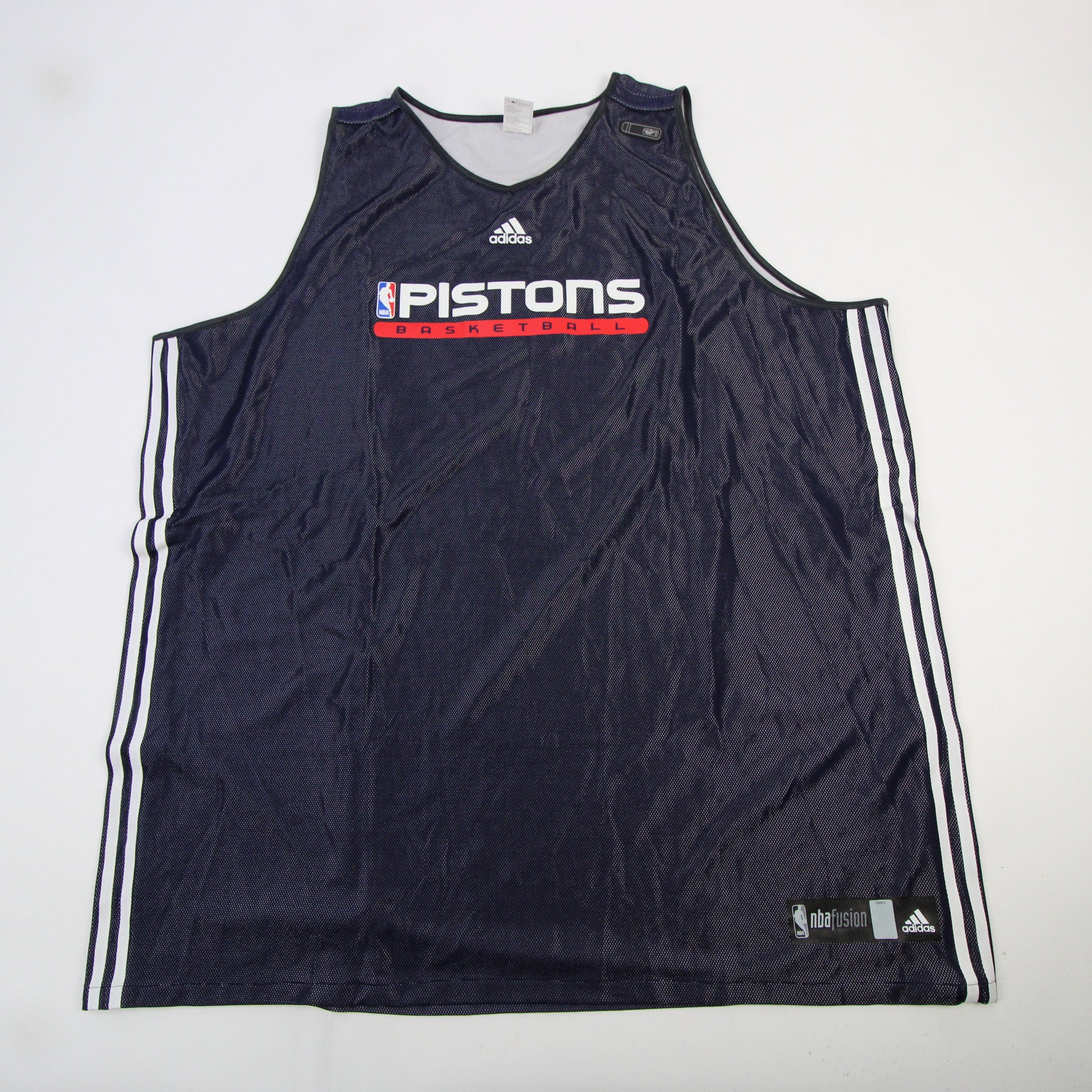 Detroit Pistons adidas Practice Jersey - Basketball Men's Navy/Gray New XLT