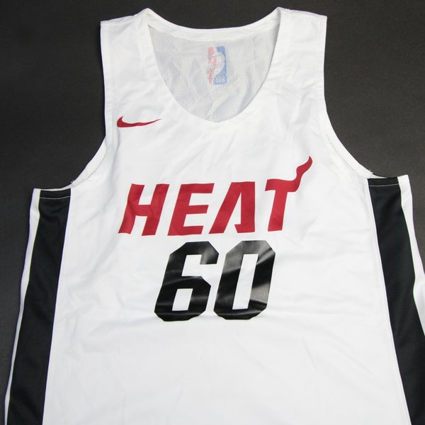 Miami Heat Nike Practice Jersey - Basketball Men's Black/Crimson Used MT