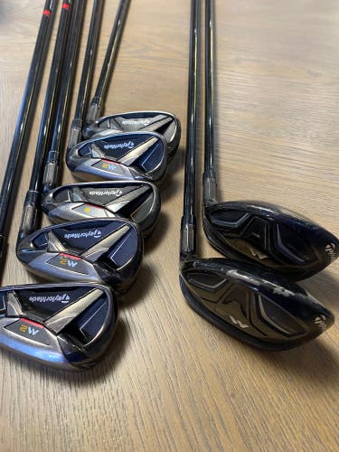 TaylorMade M2 MENS RH 4-PW Graphite Shaft Iron Set
