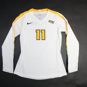 VCU Rams Nike Game Jersey - Volleyball Women's White/Gold Used L