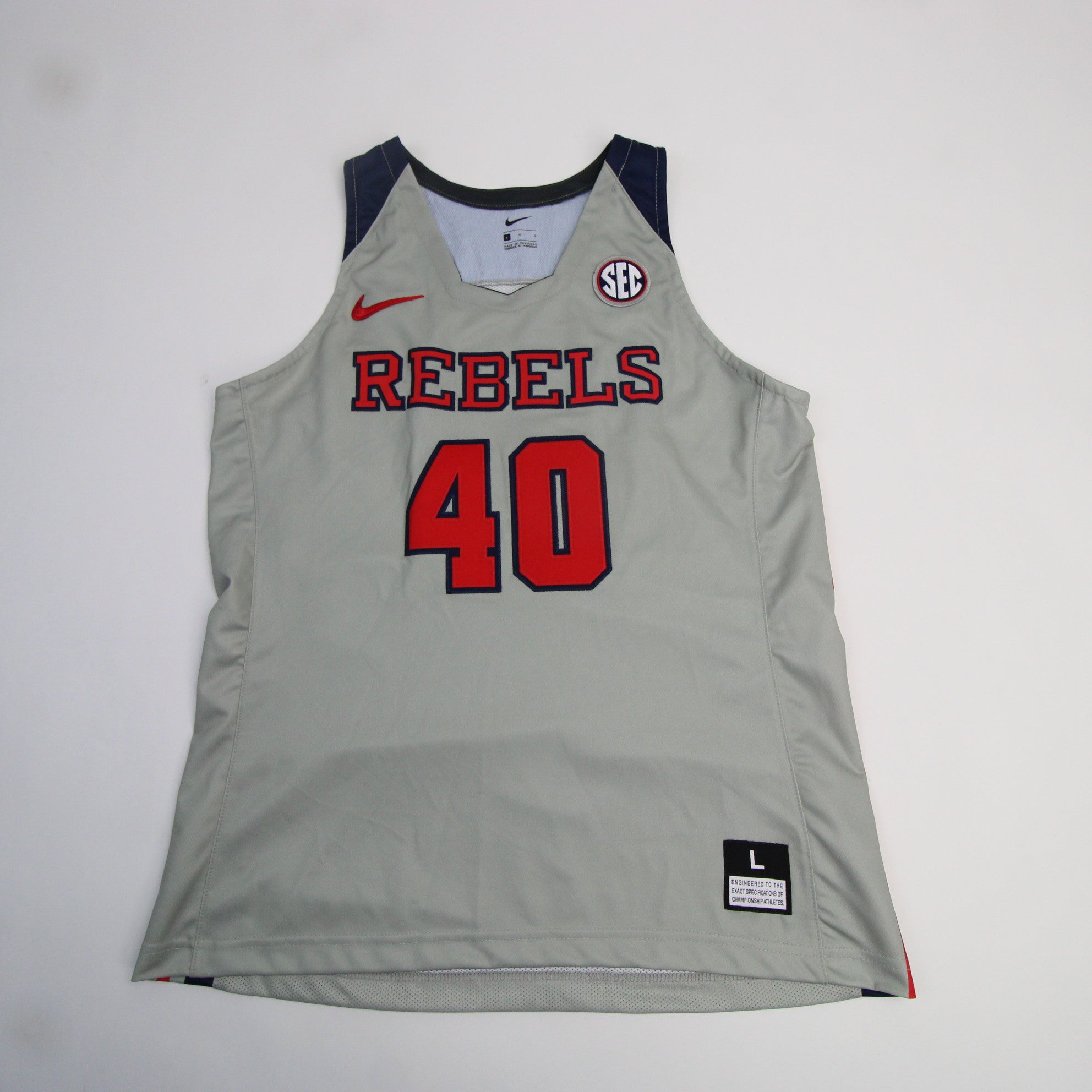 Ole Miss Rebels Nike Practice Jersey - Basketball Men's Blue/Red